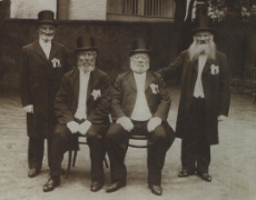 Gründungsmitglieder der „Eintracht 1856“, 1906